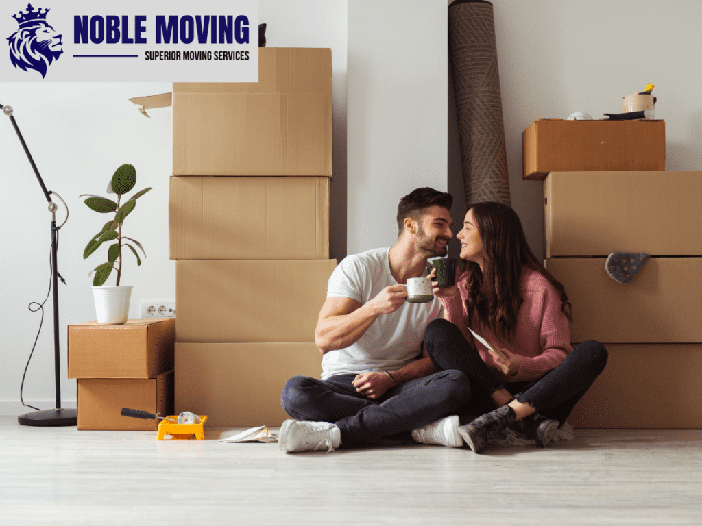 Noble Moving Happy Family